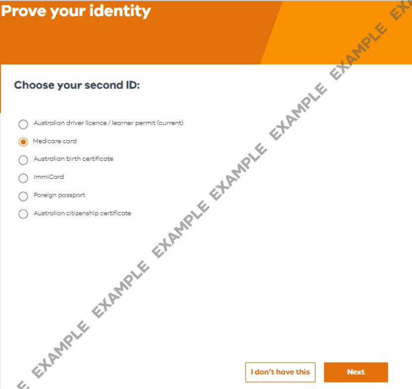 Choose Second ID