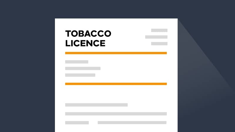 Victorian Tobacco Licence​